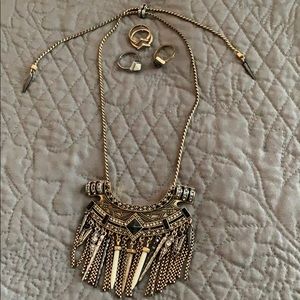 Chloe & Isabel Statement Necklace w Rings